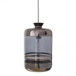 Blue Stripe Pillar Pendant