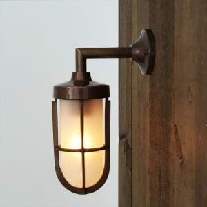 CLADACH Brass Well Glass Wall Light