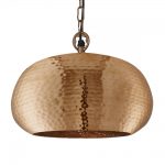 Hammered Elipse Copper