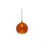 Rowan Rust Glass Ceiling Pendant