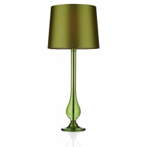 Dillon Table Lamp Sage Green complete with Shade