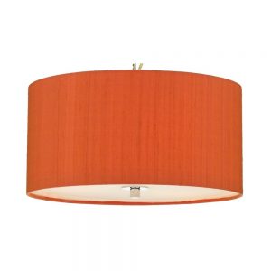 Renoir Firefly Orange Silk Floor Lamp - Shade Only (40cms)