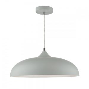 The Lighting Book KAELAN 1 Light Pendant Light Grey Pendant