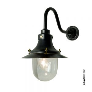 Davey Lighting - Small Decklight Wall Light Black