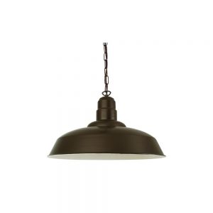 Monaghan Lighting WYSE - Industrial Ceiling Pendant Light In Powder Coated Bronze
