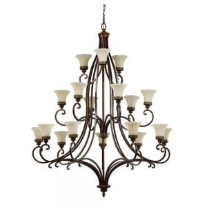 Manhattan American Collection DRAWING - Room 18 Light Chandelier