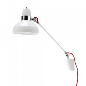 FLEX - Adjustable Wall Light Table Lamp Clamp White