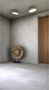 ALBA - Modern Adjustable LED Semi-Flush Ceiling Light in Grey