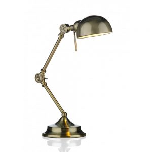 RANGER - Antique Brass Adjustable Desk Or Reading Lamp