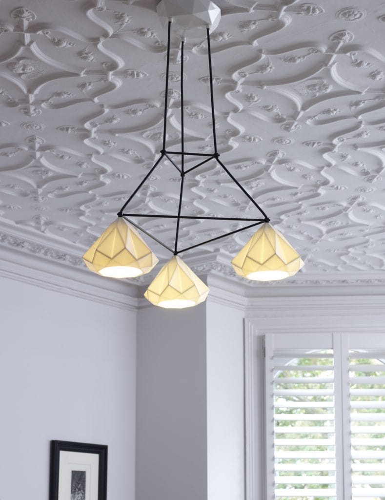 Hatton Triangular pendant cluster