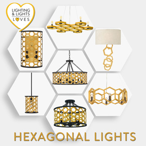 Hexagonal Lights by Lighting and Lights