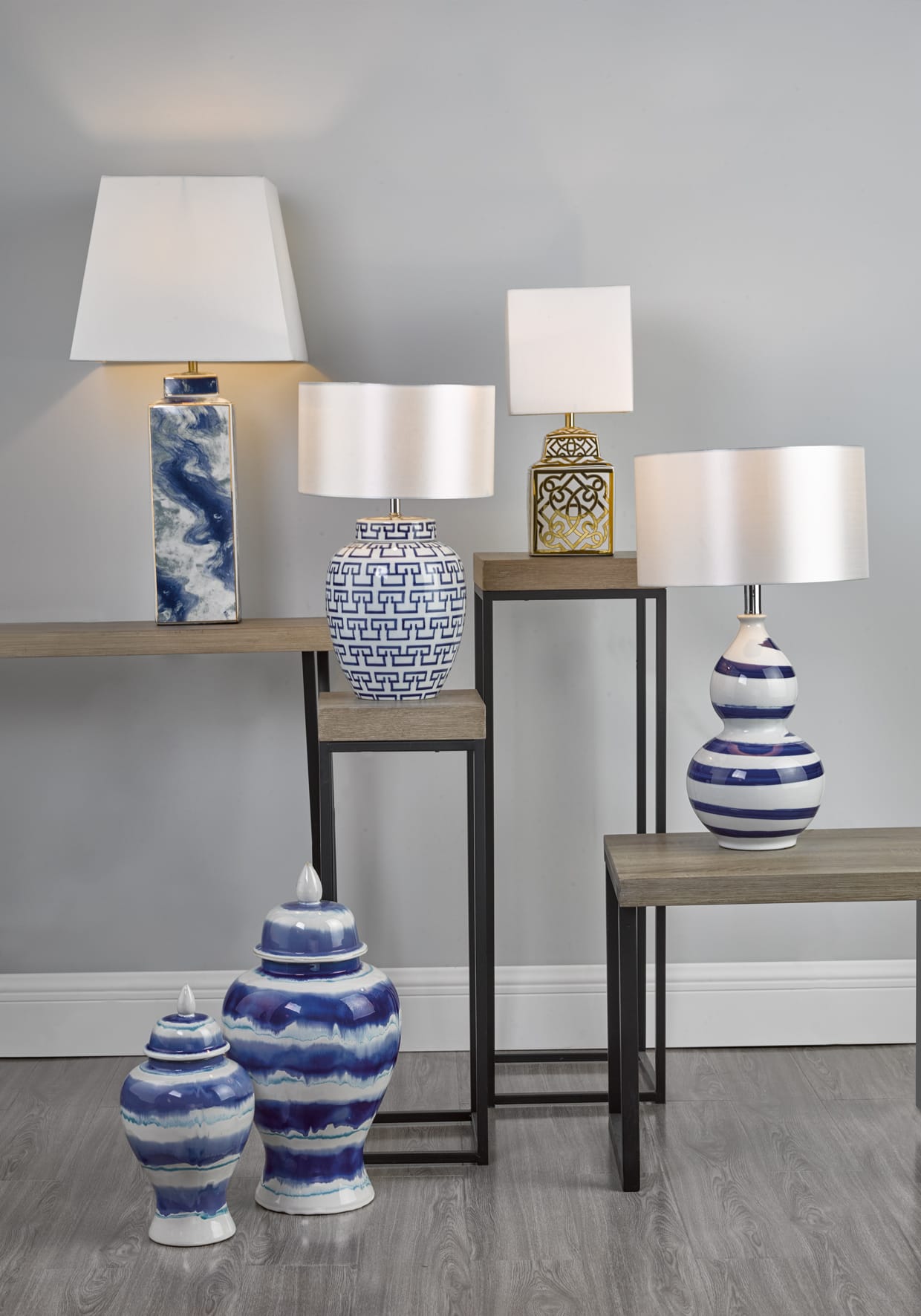BLUE TABLE LAMPS BY THE LIGHTING BOOK