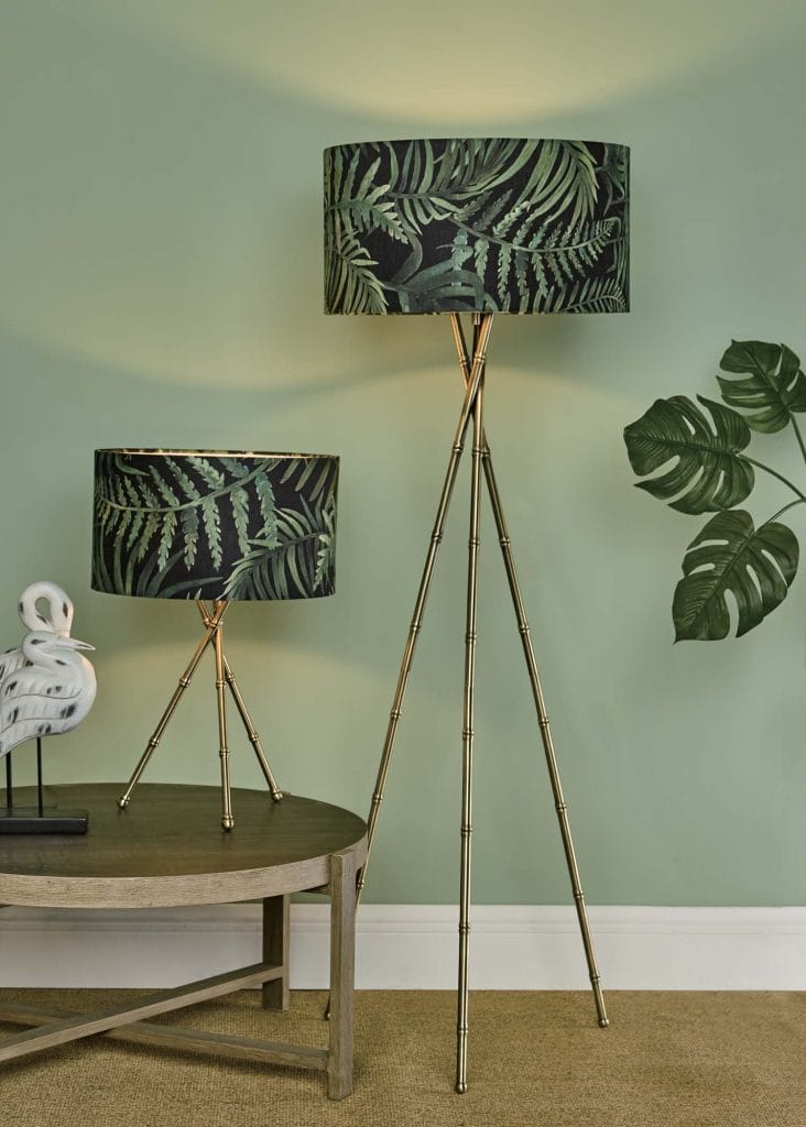 THE LIGHTING BOOK; VOLUME 2
BAMBOO Floor Lamp Antique Brass Base