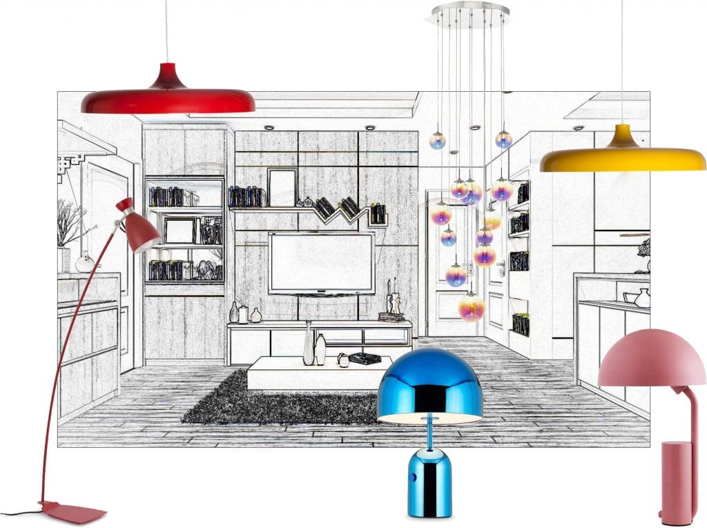 BRIGHT, VIBRANT AND COLOURFUL LIGHTING - BE BOLD! By Lighting and Lights UK