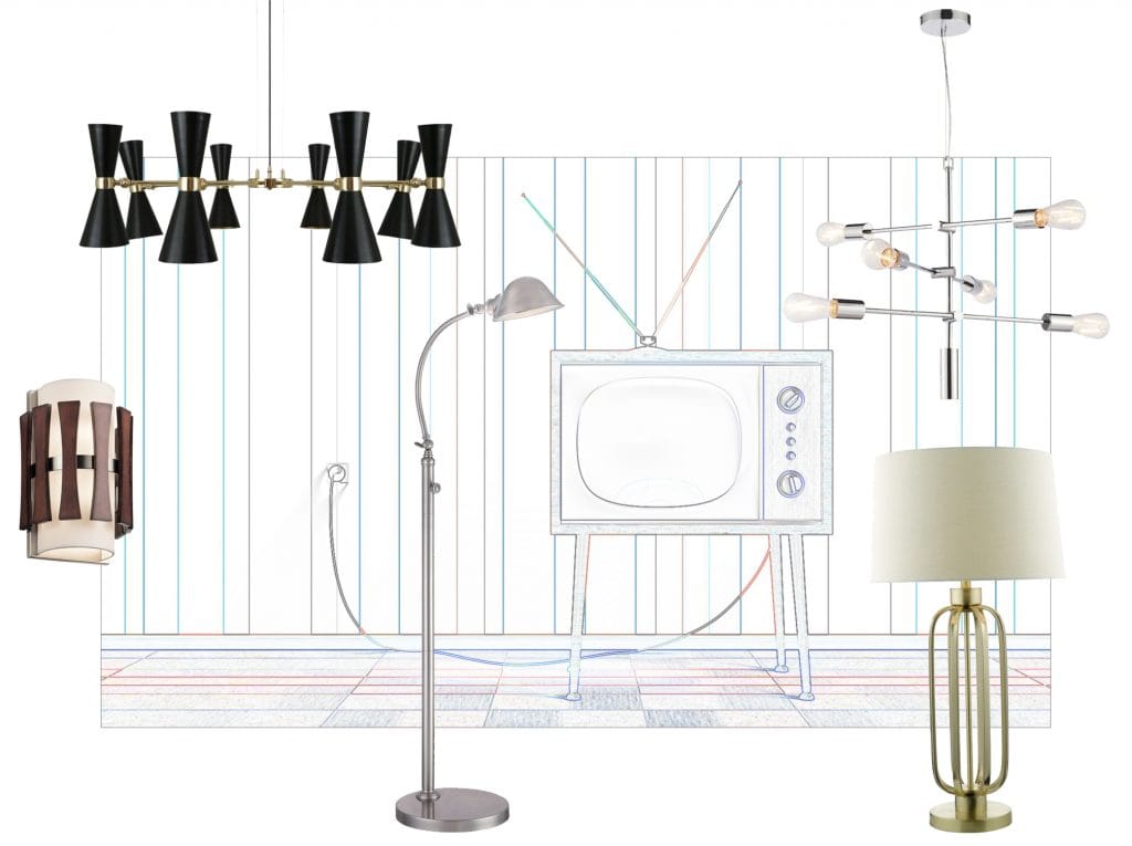 MID 20TH CENTURY LIGHTING IN STYLISH FUNKY AND ICONIC DESIGNS by Lighting and Lights