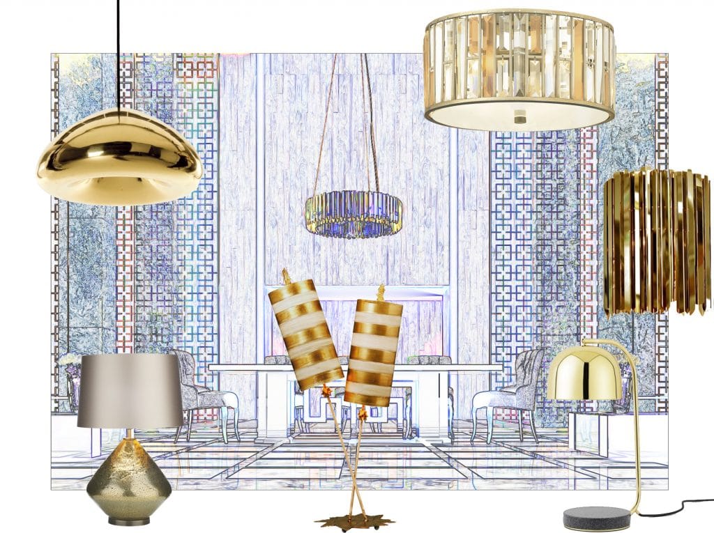 ON TREND GOLD LIGHTING FOR THE MIDAS TOUCH IN YOUR HOME! By Lighting and Lights