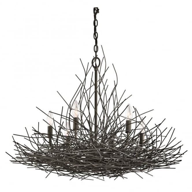Nature inspired chandelier.