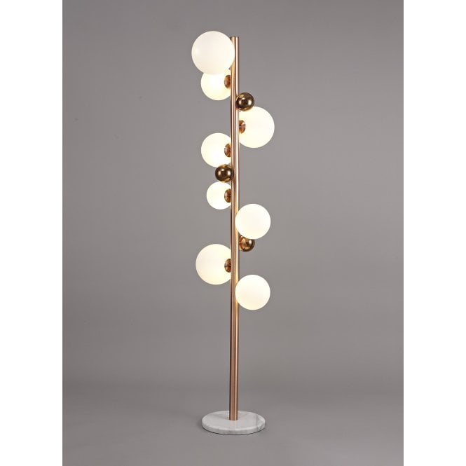 Regal inspired floor lamp.
