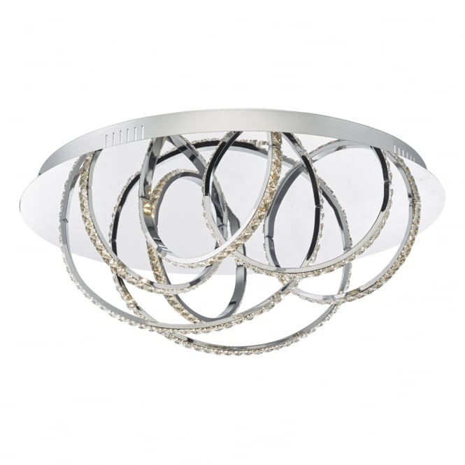 Flush LED ceiling light.