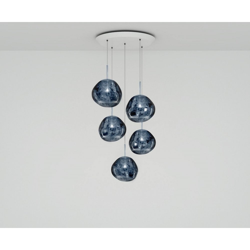 Blue cluster pendant