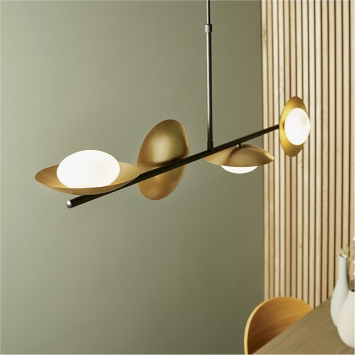 Double insulated linear ceiling pendant