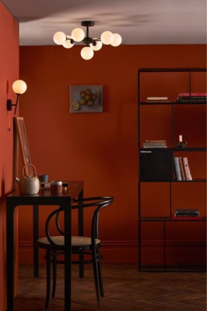 Semi flush double insulated ceiling light