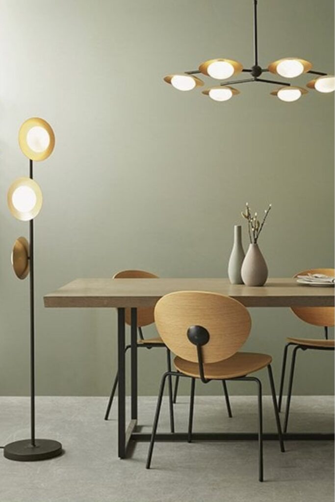 Semi flush ceiling light class 2