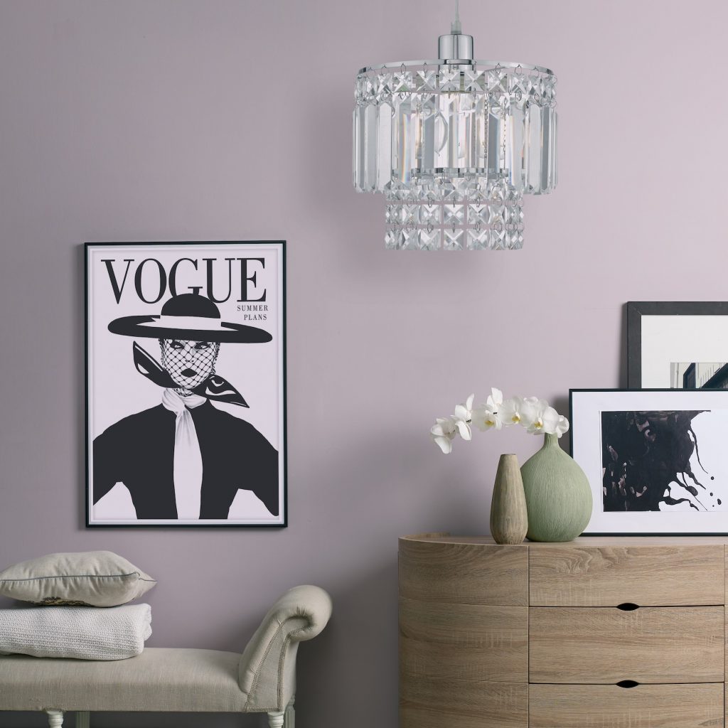 Laura Ashley easy fit glass chandelier