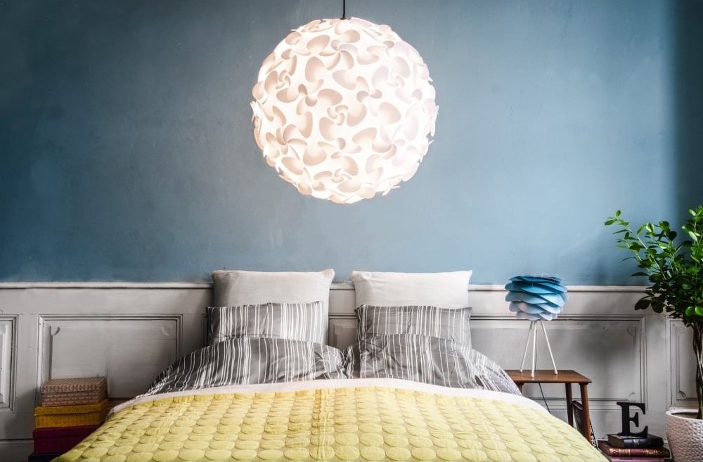oversized textured globe easy fit ceiling shade