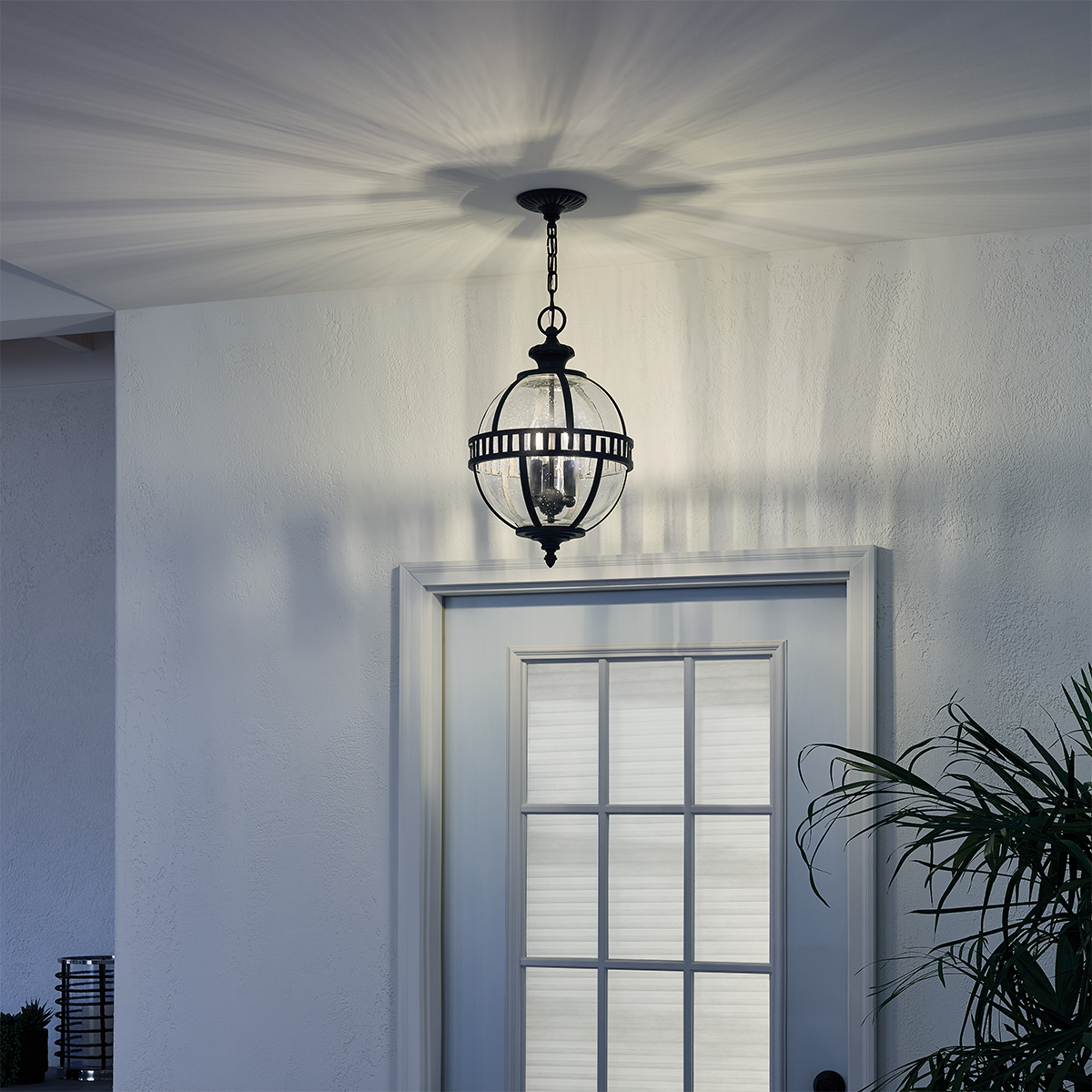 globe outdoor pendant light