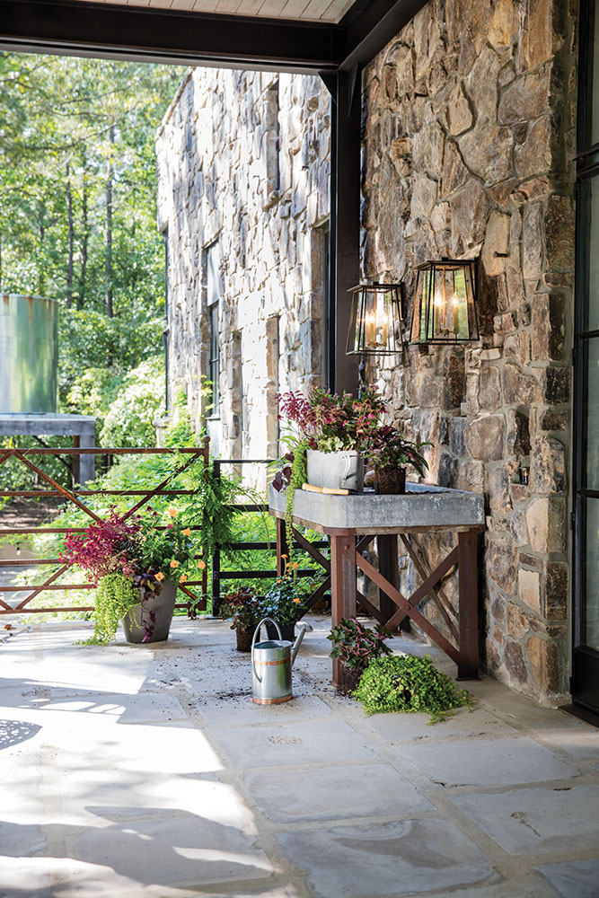 outdoor wall lights on patio