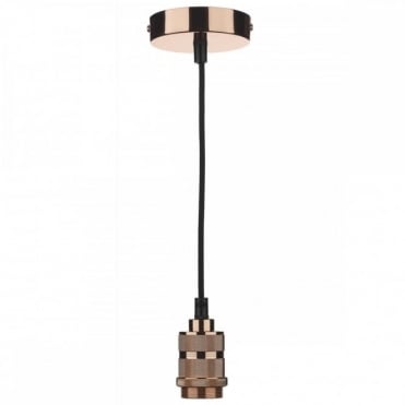 1 LIGHT SUSPENSION - E27 Decorative Suspension Copper