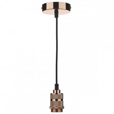 1 LIGHT SUSPENSION - E27 Decorative Suspension Copper
