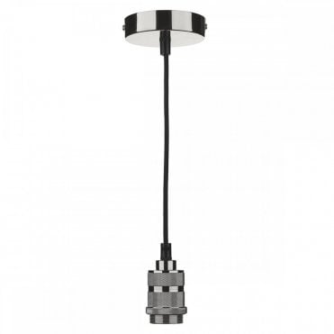1 LIGHT SUSPENSION - E27 Decorative Suspension Gun Metal