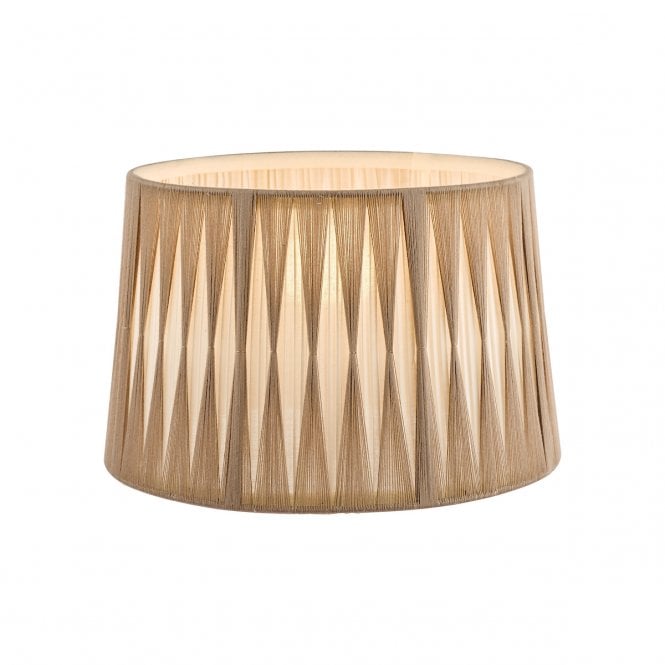 12 Inch Pleated Natural Empire Shade