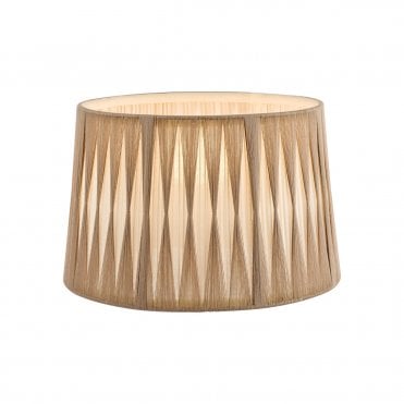 12 Inch Pleated Natural Empire Shade