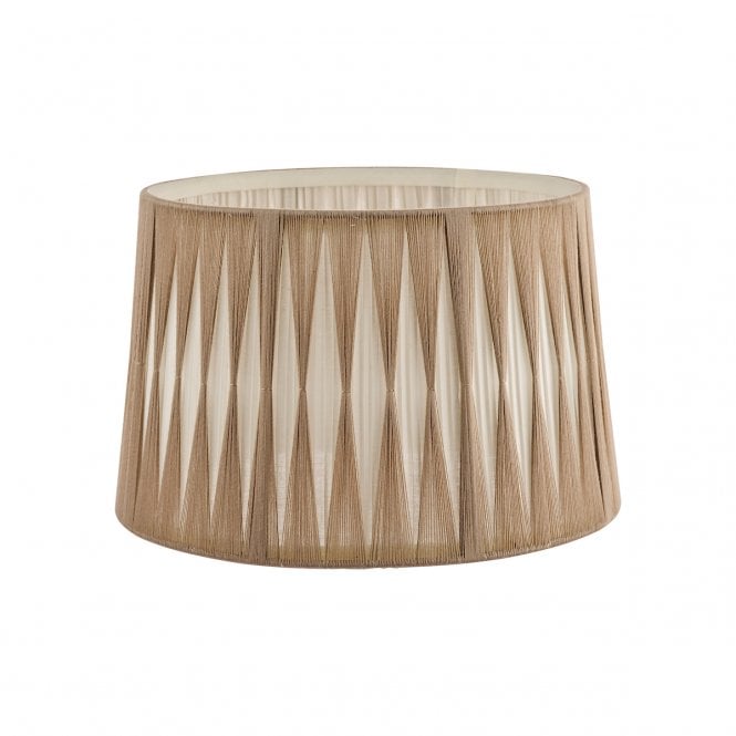 14 Inch Pleated Natural Empire Shade