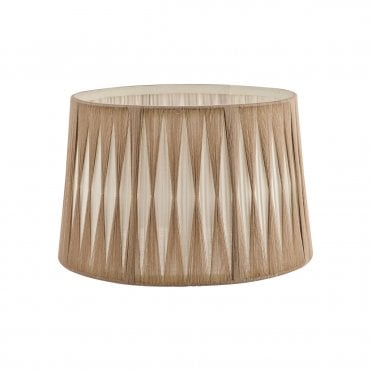 14 Inch Pleated Natural Empire Shade