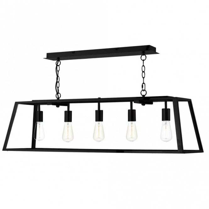 ACADEMY - 5 Light Ceiling Pendant (Black)