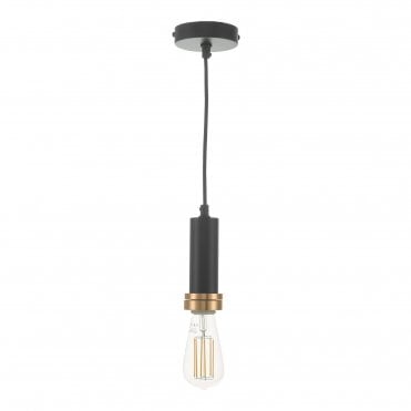 ACCESSORY Ceiling Suspension Matte Black And Copper