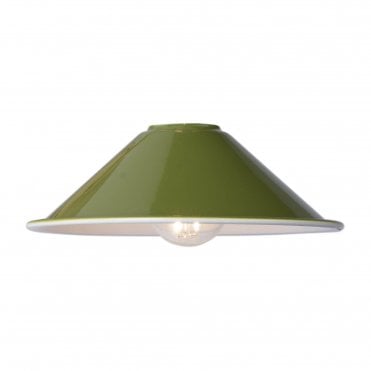 Easy Fit Metal Shade Gloss Green 18Cm