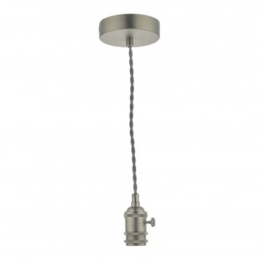 ACCESSORY Suspension Antique Chrome With Grey Cable