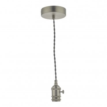ACCESSORY Suspension Antique Chrome With Grey Cable