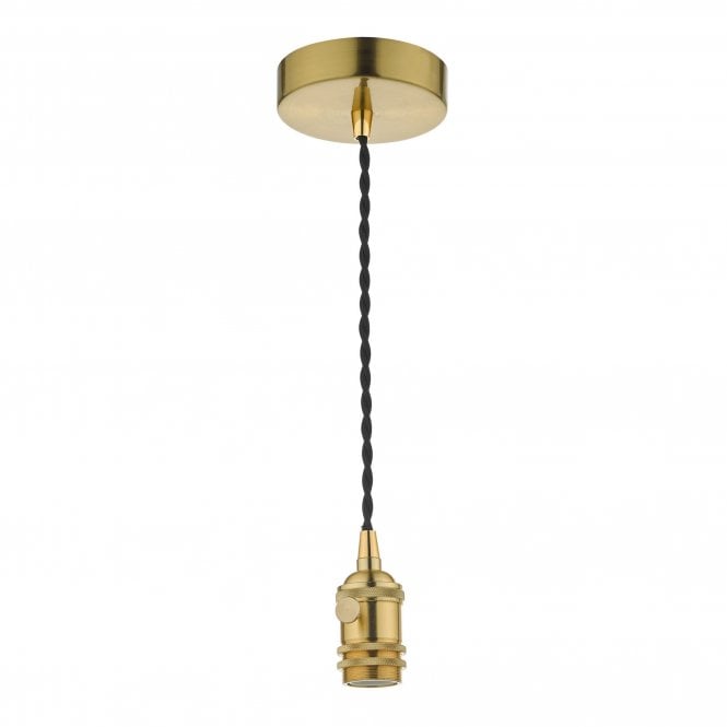 ACCESSORY Suspension Brass With Black Cable