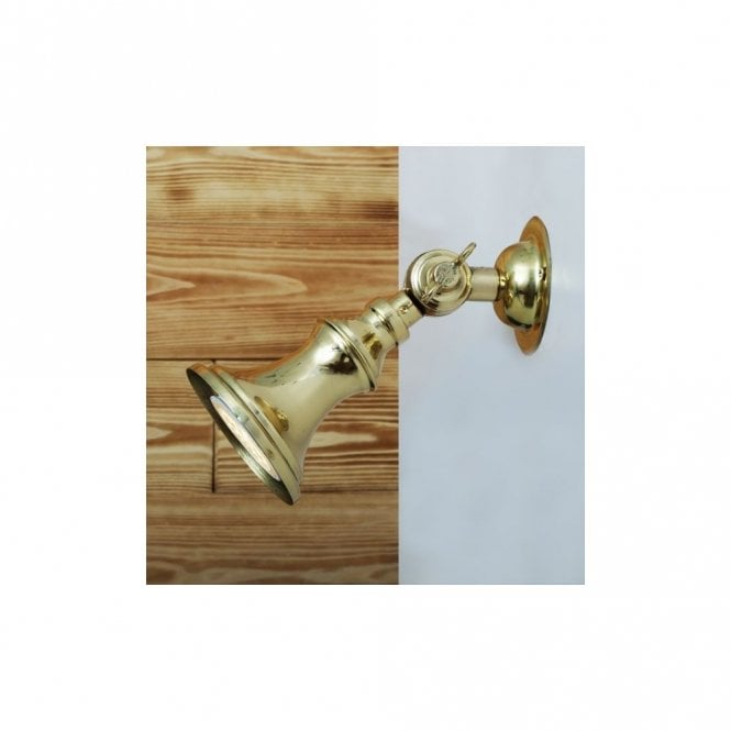 ACCRA - Traditional Brass Spot Light Small In Polished Brass
