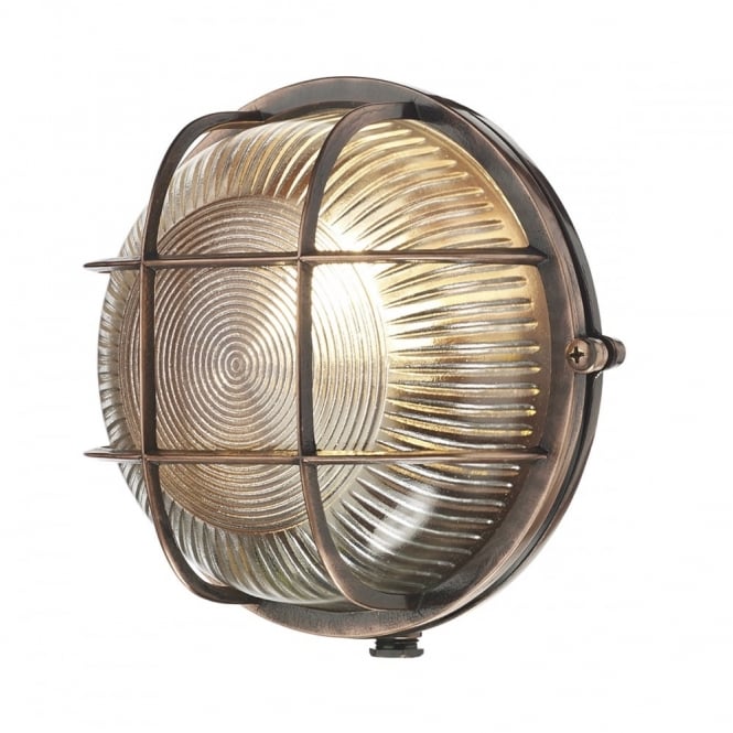 ADMIRAL - Exterior Round Flush Antique Copper