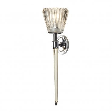 2 Light Bath Wall Light Chrome