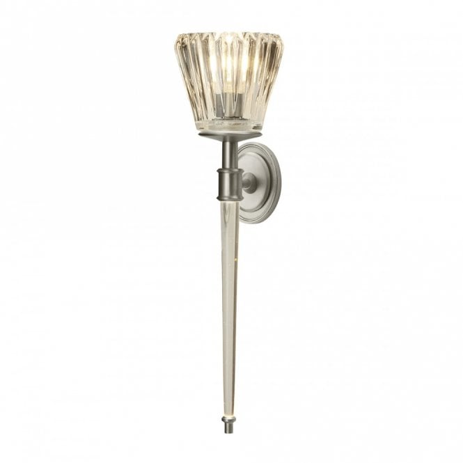 AGATHA 2 Light Bathroom Wall Light Nickel