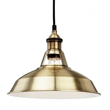 ALBANY Pendant, Antique Brass