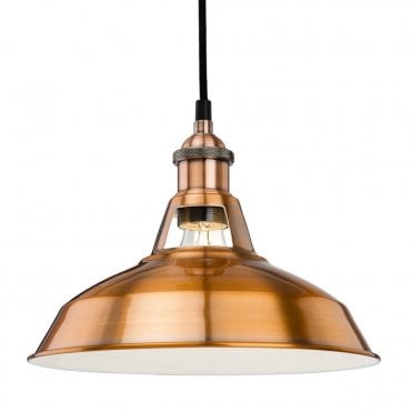 ALBANY Pendant, Brushed Copper
